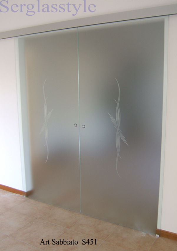 disegno sabbiato su vetro porta tuttovetro cristallo arredare sile arredo casa design vetro venezia veneto mestre