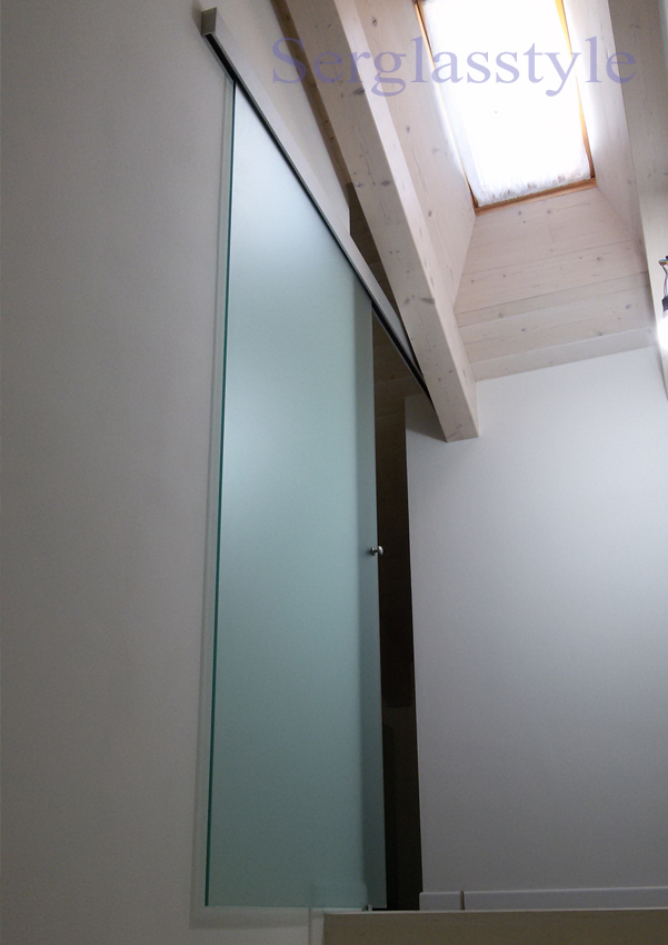 porta per mandarda in vetro divisorio scale in vetro pporta sottotetto porta porte cristalli serglas com